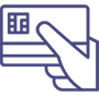 Bandes de paiement tactile